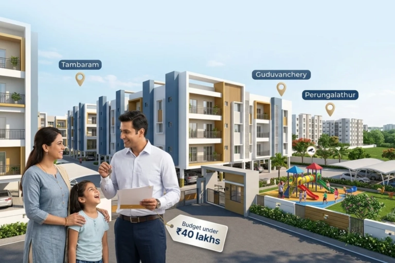 2 BHK Flats for Sale in Chennai Below 40 Lakhs